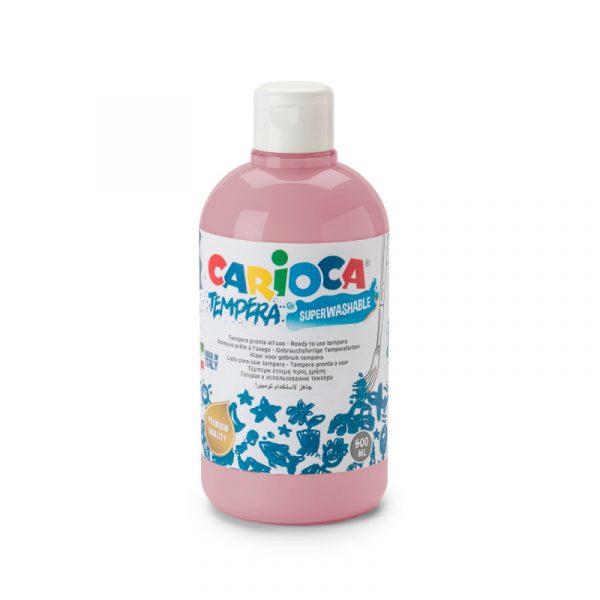Carioca Ready tempera- bottle 500 ml pink  KO027/09