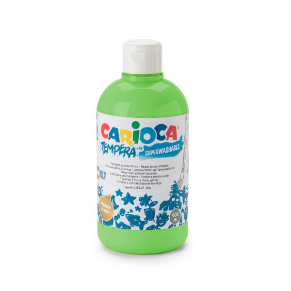 Carioca ready tempera-bottle 500 ml light green KO027/13