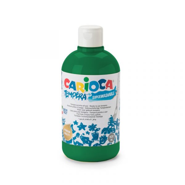 Carioca ready tempera-bottle 500 ml emerald green KO027/15