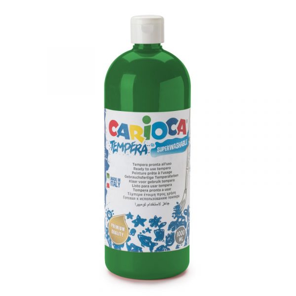 Carioca ready tempera-bottle 1000 ml emerald green KO030/15