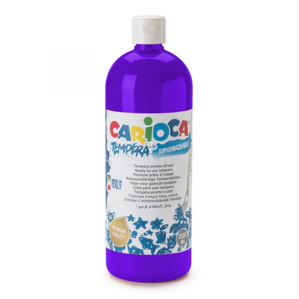 Carioca ready tempera-bottle 1000 ml violet KO030/18