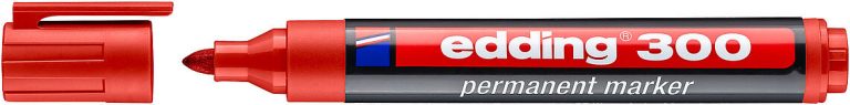 E-300 red 4-300002/permanent marker