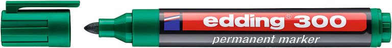 E-300 green 4-300004/permanent marker