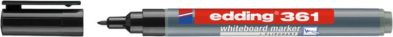 E-361 black 4-361001 whiteboard marker