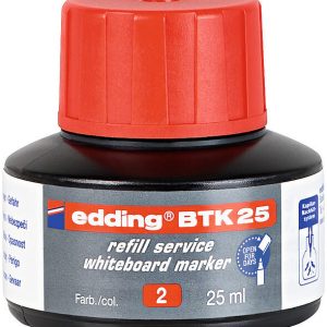 E-BTK 25 cap-off 25 ml red 4-BTK25002  refill ink