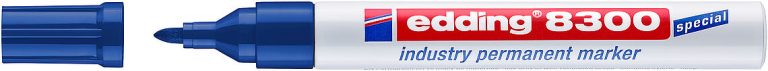 E-8300 blue 4-8300003 industry permanent marker