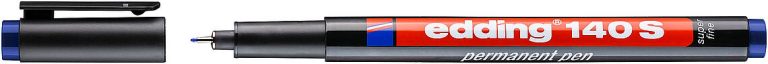 E-140 S 0.3 mm , blue 4-140003 permanent pen